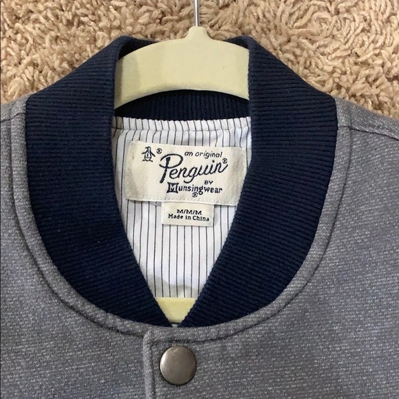 Original Penguin button bomber jacket - Picture 4 of 4